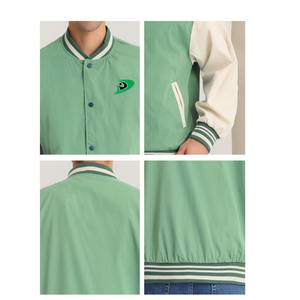 Veste de sport d'hiver personnalisable pour hommes, 100% coton, taille adulte, respirante et coupe-vent, logo sur le devant, style vintage - Product Image 6