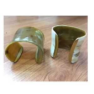 El más vendido para mujeres y niñas, recién llegado, brazalete de cuerno de búfalo, diseño recortado hecho a mano natural, Pulseras de Moda, brazaletes pulidos - Product Image 2