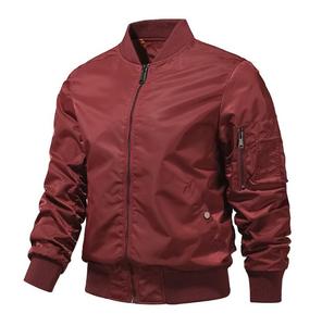 Blouson aviateur léger pour hommes fermeture à glissière en tissu respirant idéal pour les vêtements décontractés voyage marche et fitness en plein air - Product Image 4