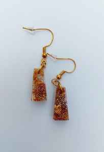 Pendientes colgantes de resina acrílica con estilo para mujeres y niñas, joyería de moda ligera con patrón de modelo único - Product Image 2