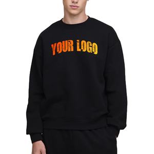 Sweat-shirt d'hiver à col rond, manches longues, grande taille, écologique, en polyester/coton, 500 GSM, coupe régulière, respirant, tendance - Product Image 1