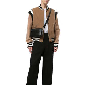 Chaqueta de Vaquero 100% Lana, Chaqueta Universitaria de Béisbol Elegante para Hombre, Chaqueta Universitaria Personalizada con Flecos en el Hombro - Product Image 2