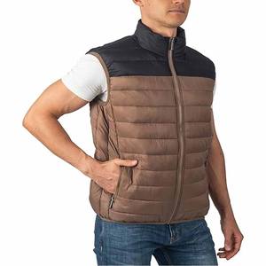 Manteau chaud en duvet pour hommes, vêtements d'extérieur d'hiver avec logo personnalisé, veste à bulles d'air pour hommes, par robe de sport, vente en gros - Product Image 5