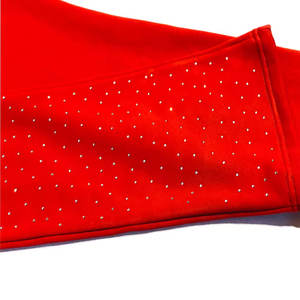 Pantalon de survêtement évasé en éponge française vintage personnalisable pour hommes pantalon streetwear personnalisé sérigraphie strass décontracté évasé - Product Image 3