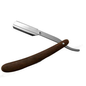 Navaja de Afeitar Profesional de Acero Inoxidable con Mango de Plástico, Corte Recto, para Barbería y Cuidado de la Barba - Product Image 4