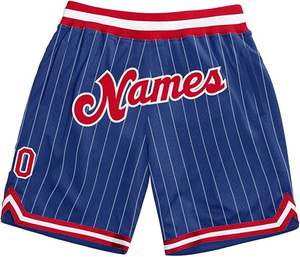 Nuevo diseño de fabricante personalizado Unisex bordado poliéster transpirable baloncesto parche cordón Streetwear pantalones cortos - Product Image 3