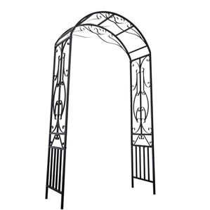 Wholesale 2023 New <b>Black</b> Iron Stand Wedding Arch <b>Frame</b> Stand for Ceremony Party Reception Stage Decoration Baby Shower - Product Image 6