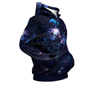 Sweat à capuche graphique pour homme en tissu polaire doux, imprimé personnalisable, écologique, respirant pour un confort tout au long de la journée - Product Image 3