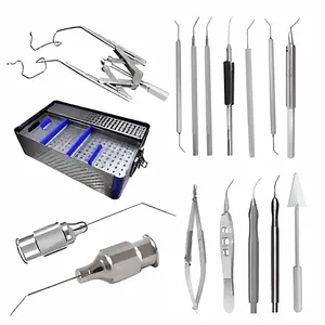 Ensemble d'instruments microchirurgicaux ophtalmologiques, manuel, pour chirurgie de la cataracte, outils en acier inoxydable, taille et couleur personnalisées - Product Image 6