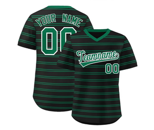 Maillot de baseball personnalisé unisexe rouge col en V manches courtes anti-humidité respirant protection UV polyester impression nom et numéro de l'équipe - Product Image 3