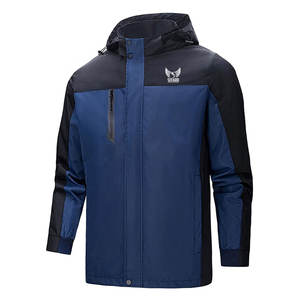 Quantité minimale de commande bas couleur unie hommes coupe-vent veste d'hiver nouveauté haute qualité coupe-vent veste - Product Image 1