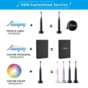 <span class=keywords><strong>Cepillo</strong></span> de <span class=keywords><strong>Dientes</strong></span> Eléctrico Sónico Recargable Portátil de Viaje con Sensor de Presión de Función Personalizada de Marca Privada - Product Image 2