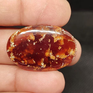 Granate Hessonita Natural de Calidad, Corte Cabujón Plano en Forma de Pera, Color Marrón, Piedra Preciosa Suelta al por Mayor Directamente del Fabricante, Compre Ahora - Product Image 1