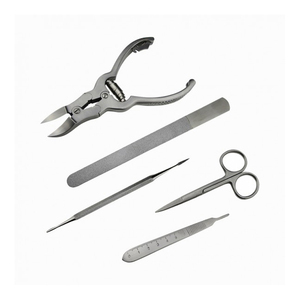 Professionnel incarné orteil coupe-ongles printemps Cutter cuticule poussoir manucure ensemble acier inoxydable beauté Instruments boîte de luxe - Product Image 3