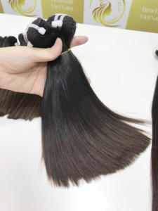 วิกผมตรงแบบไม่มีรอยต่อ ทำจากผมเวอร์จินเวียดนามแท้ 100%  แบบ Remy  ถักด้วยเครื่องจักร  หนังศีรษะเทียมแบบสองชั้น  ขนาด 5*5 HD  ยี่ห้อ Timehair น้ำหนัก 300 กรัม - Product Image 2