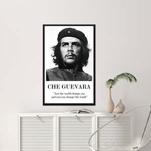 Impression sur toile inspirante Che Guevara : décoration murale graphique motivante, toile enveloppée 1P - Product Image 1
