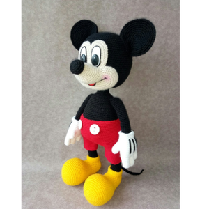 แพทเทิร์นถักโครเชต์มิกกี้เมาส์ A163ser DIY Amigurumi แบบดาวน์โหลดไฟล์ PDF สำหรับงานฝีมืออื่นๆ - Product Image 2