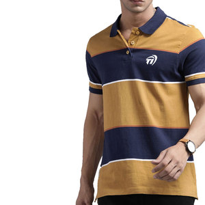 เสื้อโปโลกีฬาสีพื้นนุ่มใส่สบายสำหรับผู้ชายเสื้อโปโลสั่งทำโลโก้ได้ - Product Image 1