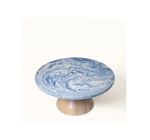 Marble Wooden Cake <b>Stand</b> Fruit <b>Display</b> <b>Stand</b> Dessert Snack Serving Tray With India Manufacture - Product Image 5