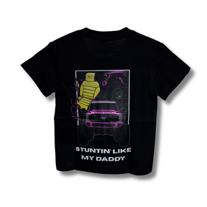 Camiseta 'Stuntin Like My Daddy' para niños pequeños/jóvenes - Rosa - Product Image 1