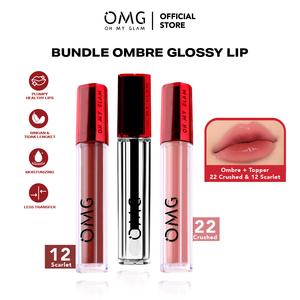 OMG Oh <b>My</b> Glam MatteLast Lip Cream 2.9g Ombre Lips Matte Lip Gloss Long Lasting Waterproof Velvet Lip Cream Private Label OEM - Product Image 4
