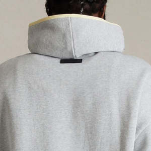 Sweat-shirts à capuche pour hommes, coupe ample, grammage lourd 300-500 g/m², épaules tombantes, unis, vierges pour impression personnalisée - Product Image 4