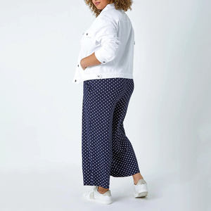 Automne bonne qualité femmes à manches longues Denim veste grande taille en plein air Streetwear respirant coton rempli saison d'hiver - Product Image 3