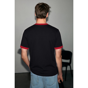 T-shirt imprimé spécial Coupe du Monde GRIMELANGE TULGEN pour homme, 100% coton biologique, col contrasté - Product Image 4