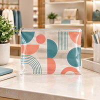 Pochettes zippées en PVC transparent personnalisées pour kits de marque et emballages de vente au détail