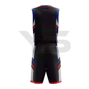 Uniforme de basket-ball pour hommes en gros derniers uniformes de basket-ball avec logo personnalisé pour les équipes de clubs de basket-ball - Product Image 2