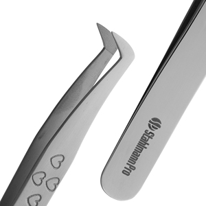 Pinzas para Pestañas Stahlmann Pro Profesionales de Alta Calidad con Logotipo Personalizado, Acero Inoxidable, Lisas y Dentadas, Finas, Duraderas, Agarre Perfecto - Product Image 2