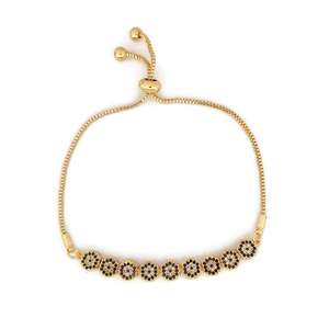 สร้อยข้อมือลูกปัดทองเหลืองแท้คุณภาพดี - Product Image 1