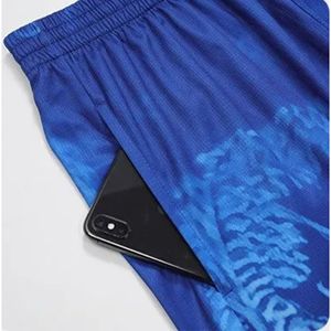 ชุดเครื่องแบบบาสเกตบอลขนาดใหญ่พิเศษสำหรับผู้ใหญ่ชุดเสื้อบาสเก็ตบอลผ้าโพลีเอสเตอร์ระบายอากาศได้ดีออกแบบได้เอง100% - Product Image 6