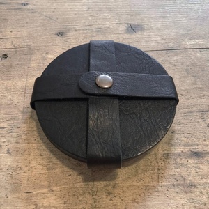 Leather Coasters-Drink Coasters-With Holder-Durable Table-Protectors Non-Slip Coaster-Set For Home And Office - Product Image 3