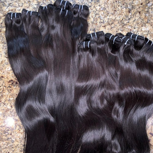 Extensions de cheveux naturels bouclés cambodgiens Remy, boucles définies, cheveux bruts du temple, texture simple, non traités - Product Image 5