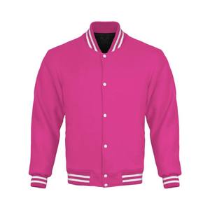 Chaqueta universitaria con cuello levantado personalizada, uniforme escolar de invierno con patrón de letras de chenilla, fabricado para el mercado de EE. UU. - Product Image 2