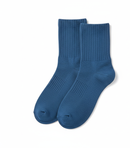 Chaussettes mi-hautes pour hommes StrideLogic, coton riche, respirantes, extensibles, longueur cheville, multicolores, pack confort - Product Image 1