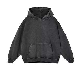 Sudadera con capucha de gran tamaño para hombre, uso diario, tela de algodón, moda informal, OEM, impresión personalizada, proveedor al por mayor - Product Image 5