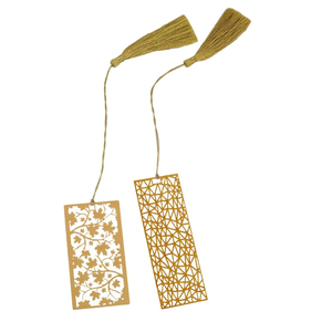 Customized Die Struck Brass Material Metal Bookmark Book Marker for Customized Size Design Piece for Selling - Product Image 1