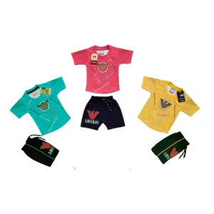 New Design Easy To Wear Cotton Kids Clothing Set Available At Affordable Price From Indian Exporter