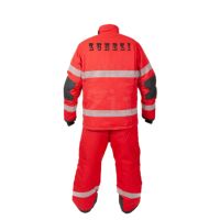 Combinaison de travail industrielle en coton ignifuge, haute visibilité, réfléchissante, imperméable, certifiée CE, uniforme de sécurité, taille plus