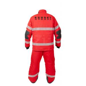 CE Certified Waterproof Reflective High Visibility <b>Flame</b>-Retardant Industrial Work Coverall Safety Uniform - Product Image 2