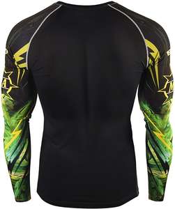 Camiseta de Compresión de Manga Corta de Buena Calidad, Transpirable, para MMA, Rashguard, BJJ, con Estampado por Sublimación para Hombre - Product Image 6