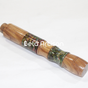 Poignées de couteaux en bois et résine en gros avec lames en acier inoxydable Taille 6 Fabriqué en Inde pour la fabrication de couteaux sur mesure - Product Image 1