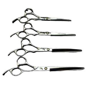 Juego de tijeras de peluquero, kit de corte de pelo profesional, tijera de adelgazamiento, peine para el pelo, tijeras de peluquería de tela - Product Image 1