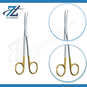 Tijeras Metzenbaum, inserto duro de acero inoxidable, 230mm de largo, recto, 185mm, juego de instrumentos quirúrgicos, reutilizable CE - Product Image 3