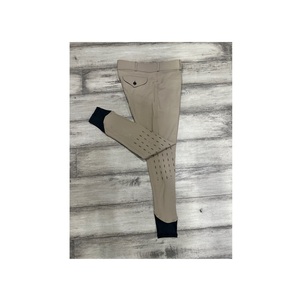 Factory Supply Hammered Easy To Wash <b>Knee</b> <b>Patch</b> Silicon Riding Breeches with Customized Colour for Comfortable Horse Rindge - Product Image 1