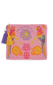 Porte-monnaie carré VIERGE élégant, brodé à la main, de haute qualité, pour les fêtes de Noël, de luxe, de créateur - Product Image 3
