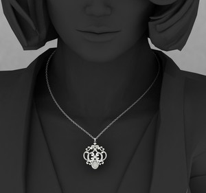 Bonne qualité plaqué or prix usine 25mm argent Sterling 925 filigrane Victoria charme fabriqué en Inde fabrication de bijoux personnalisés - Product Image 6