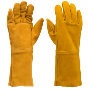 Gants de soudure en cuir résistants à la chaleur et au feu - Product Image 1
